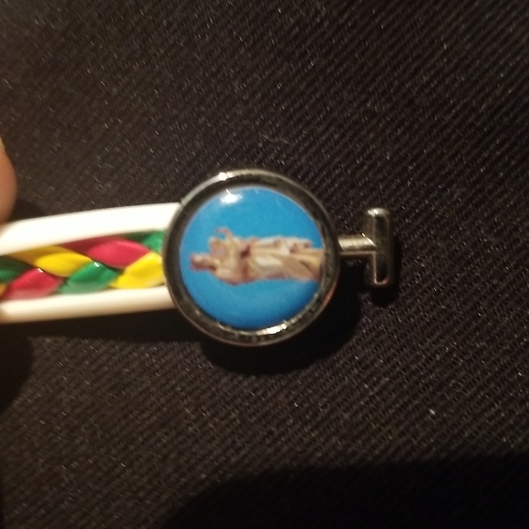 Bracelet from Italy with Italian color braided band - Picture 6 of 6